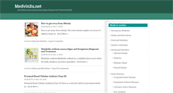 Desktop Screenshot of medvin2u.net